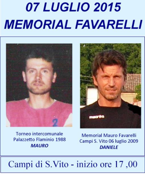 Memorial FAVARELLI 2015