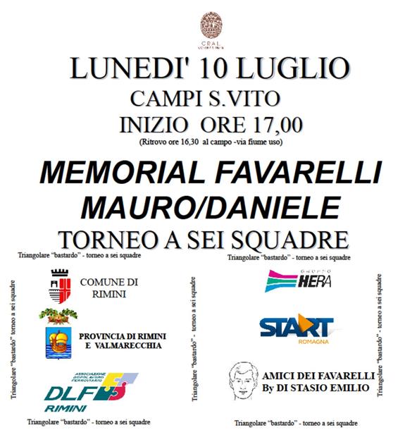 Memorial FAVARELLI 2017