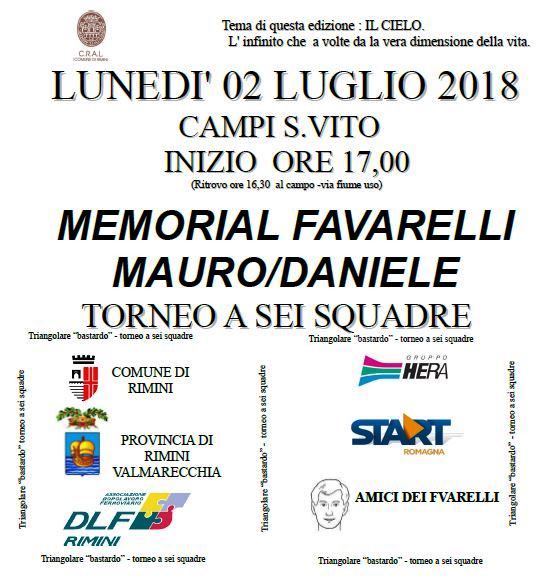 Memorial FAVARELLI 2018