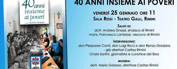 40 anni insieme ai poveri