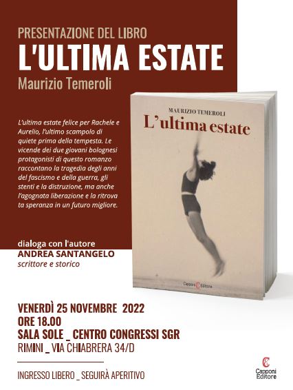 Invito presentazione libro “L’ultima estate”